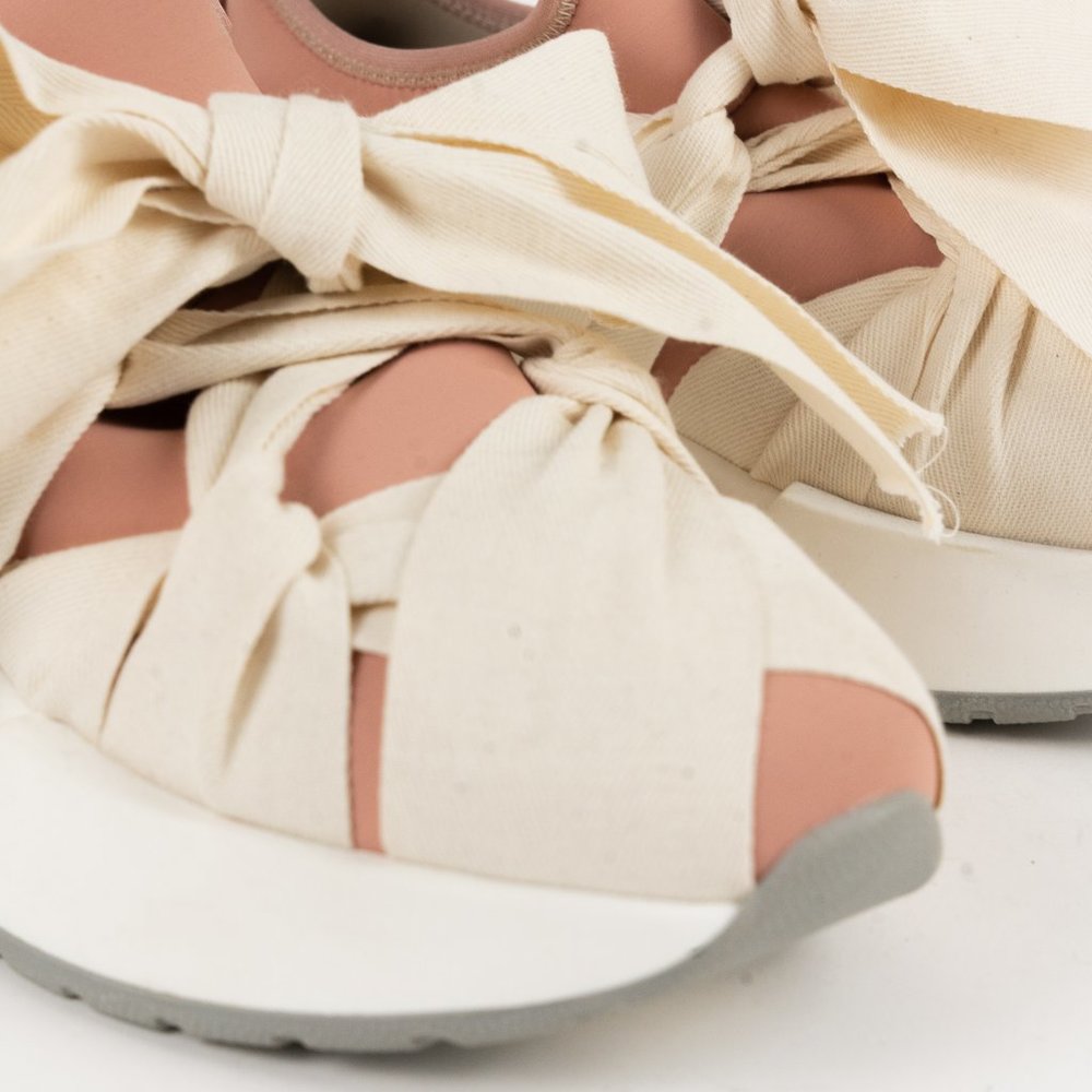 MM6 Ribbon-Wrapped Neoprene Sneaker - Picture 6 of 7